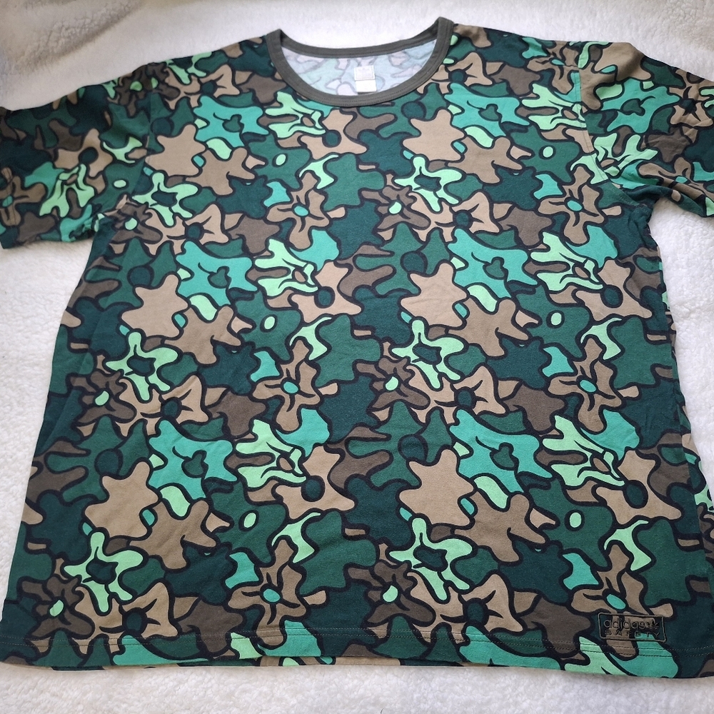adidas Men's Safety Camo Short Sleeve Tee -Size 2XL - Picture 2 of 14